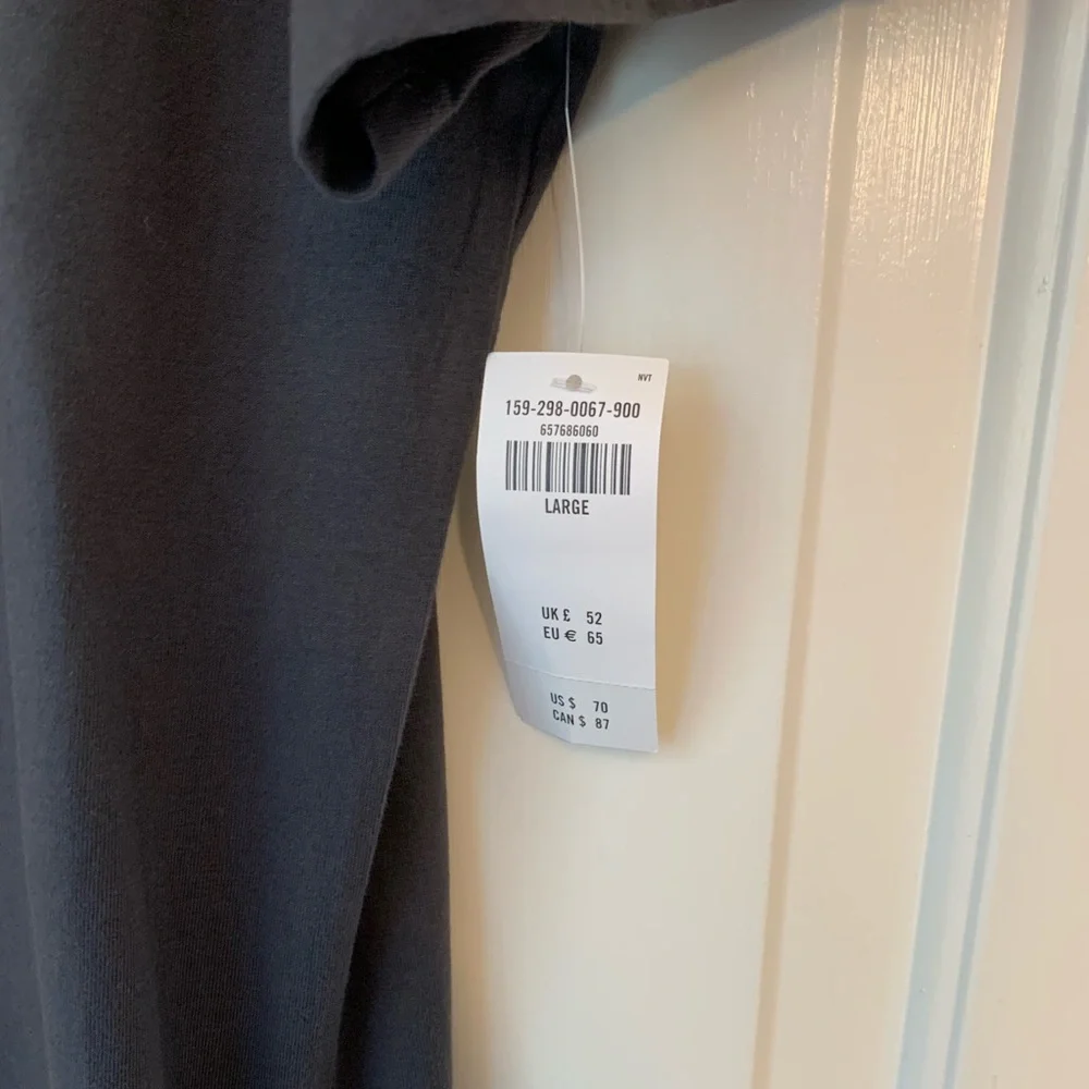 Abercrombie & Fitch T-Shirt Maxi Dress in Dark Gray